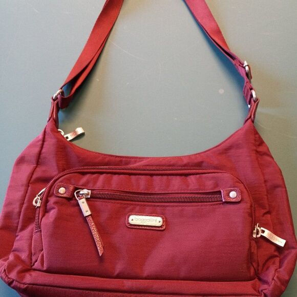 Baggallini Travel Crossbody Multi Zipper bag - Picture 1 of 9